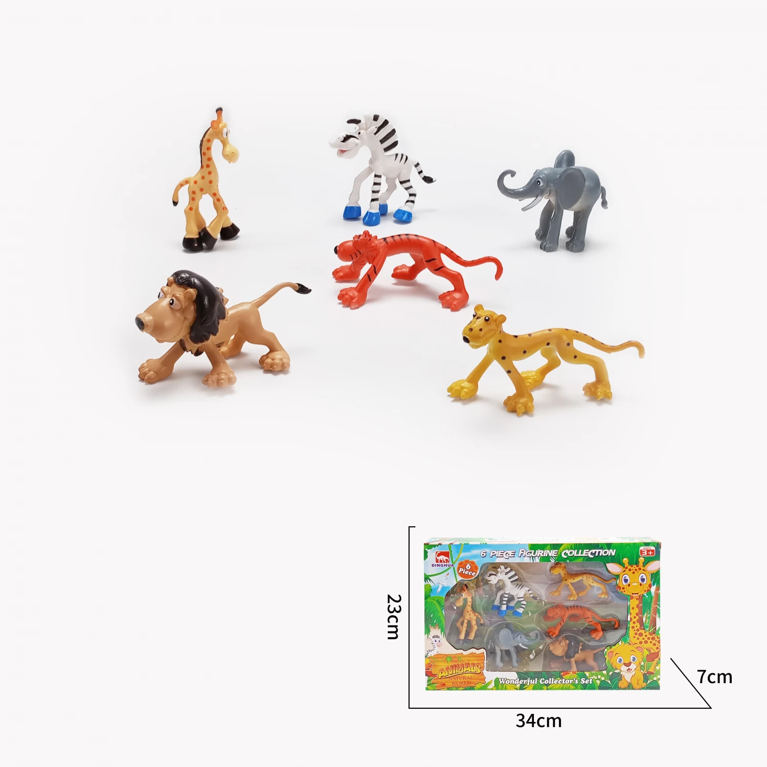 Divlje zivotinje u kutiji 6pcs K520-1