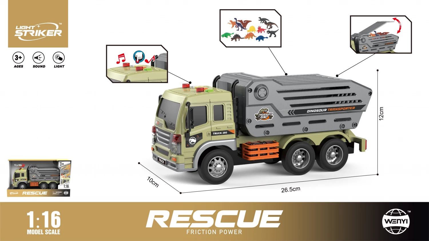 Kamion spasilac wenyi WY280A