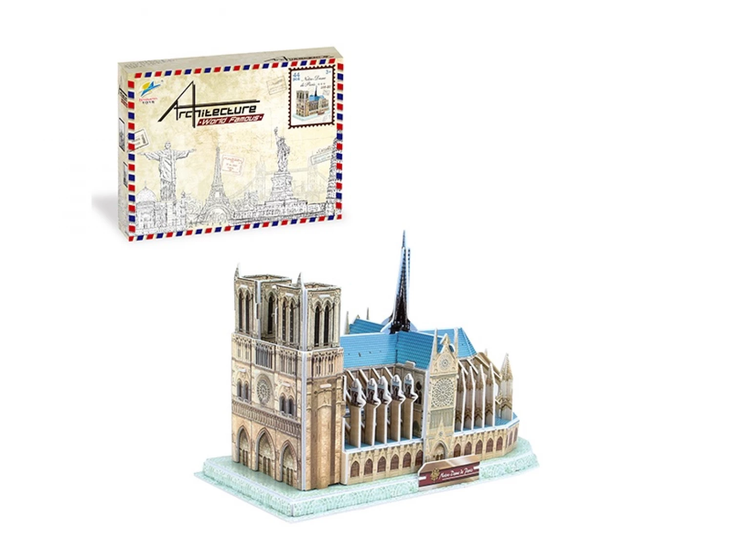 3D slagalica katedrala Notre Dame 168-B1