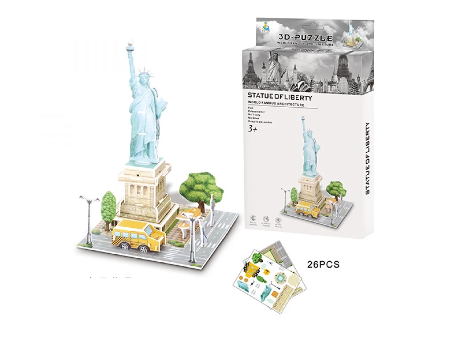 3D slagalica Kip Slobode 168-D29