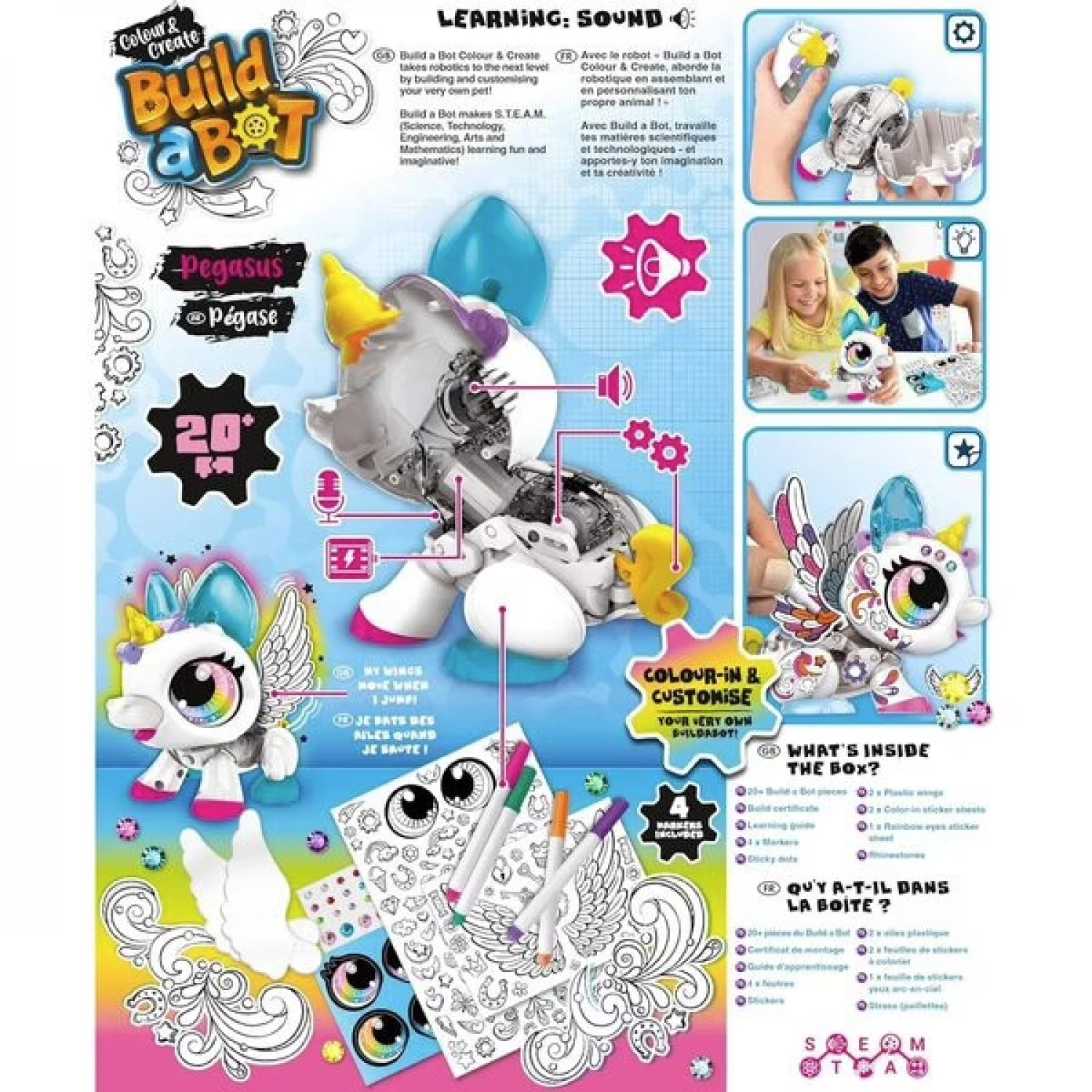 Build a Bot kreativni set Color Create Pegasus 931986