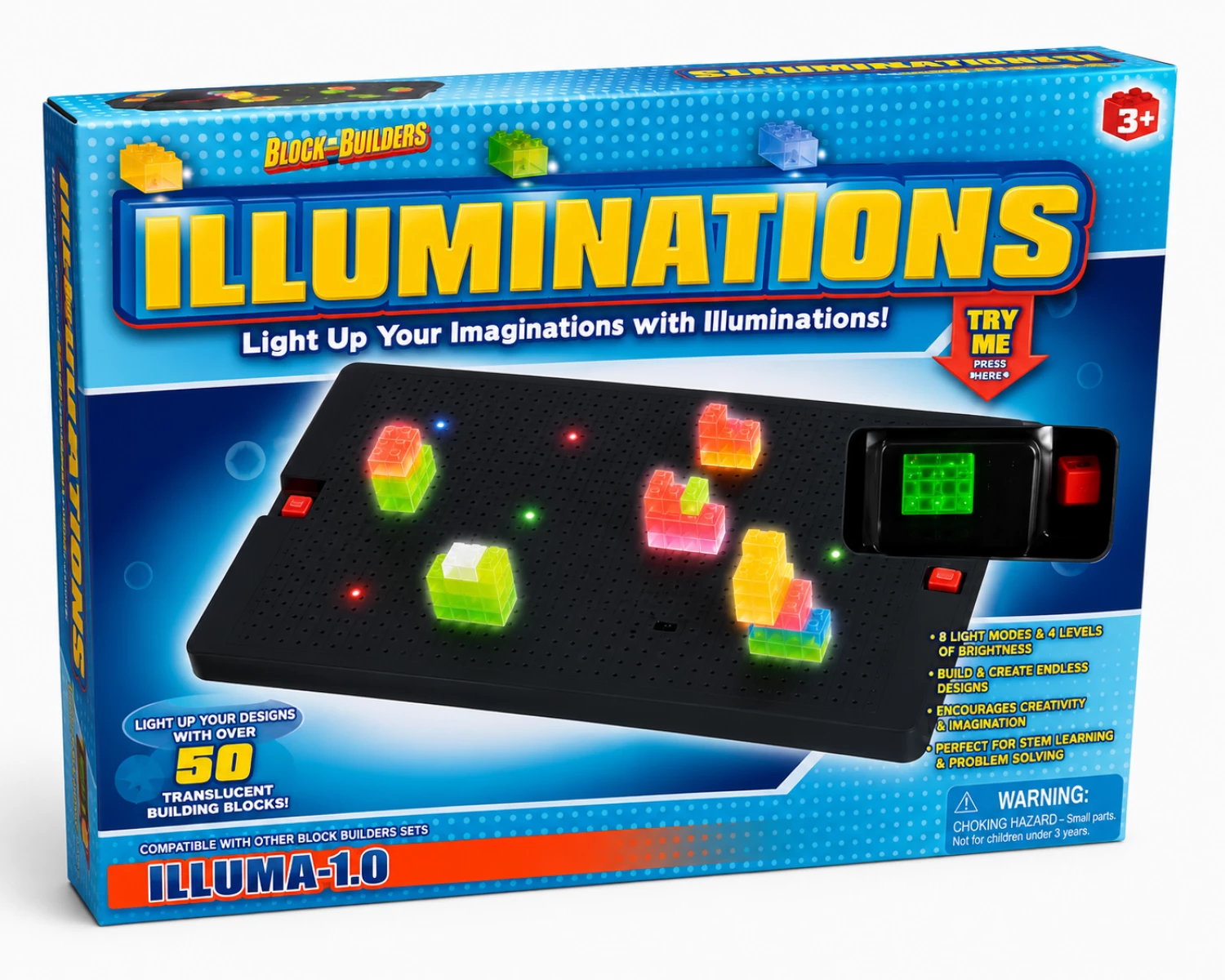Block Builders konstruktor kocke Illuminations 33891