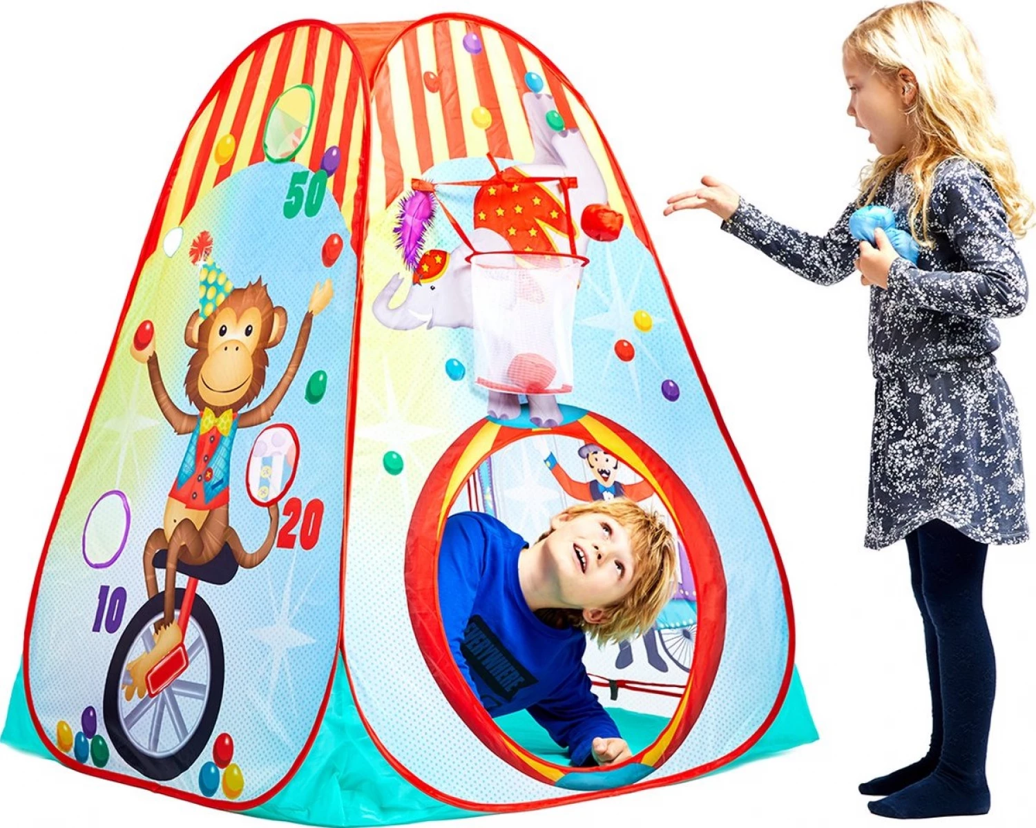 Fun2Give Pop-it-Up sator Circus Activity Play 90x90x110cm F2PT18311