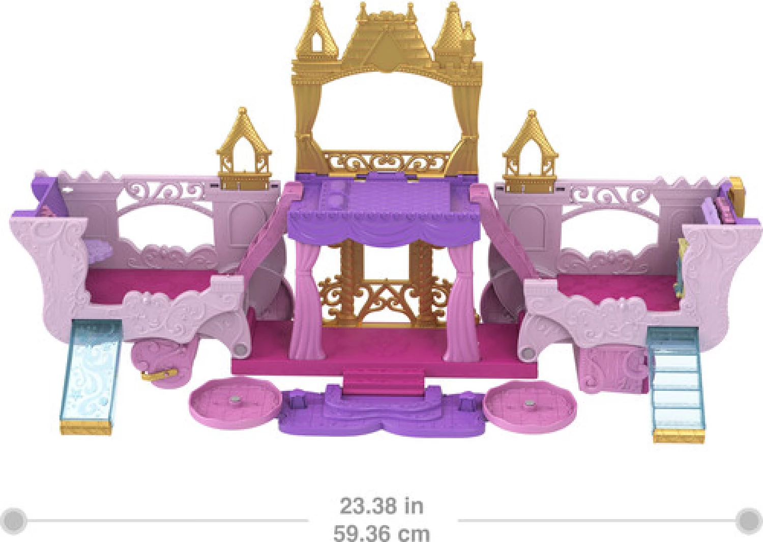 Disney Princess set 2in1 kocija i zamak HWX17-9634