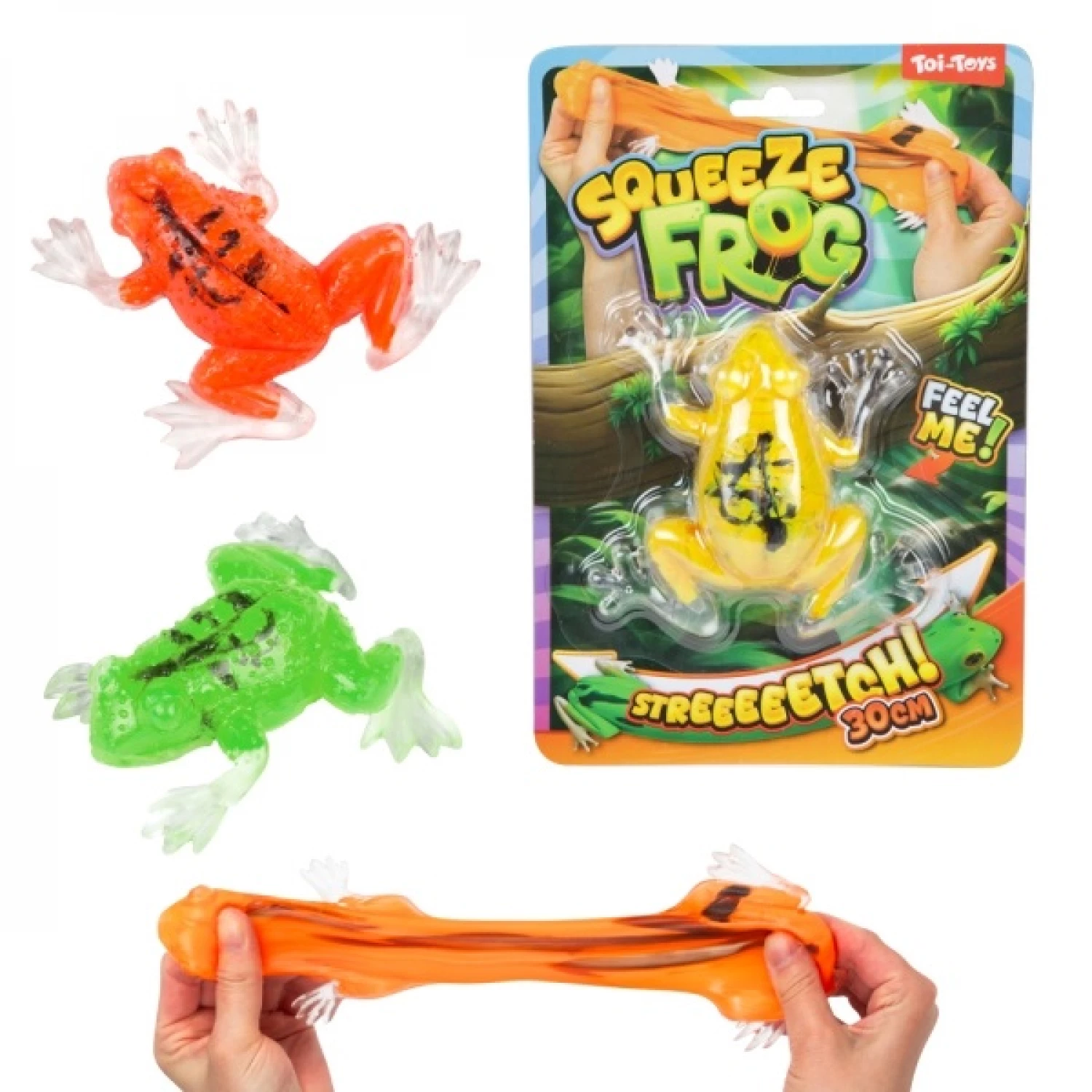 Fun rastegljiva zaba 10cm 3ass 31101Z