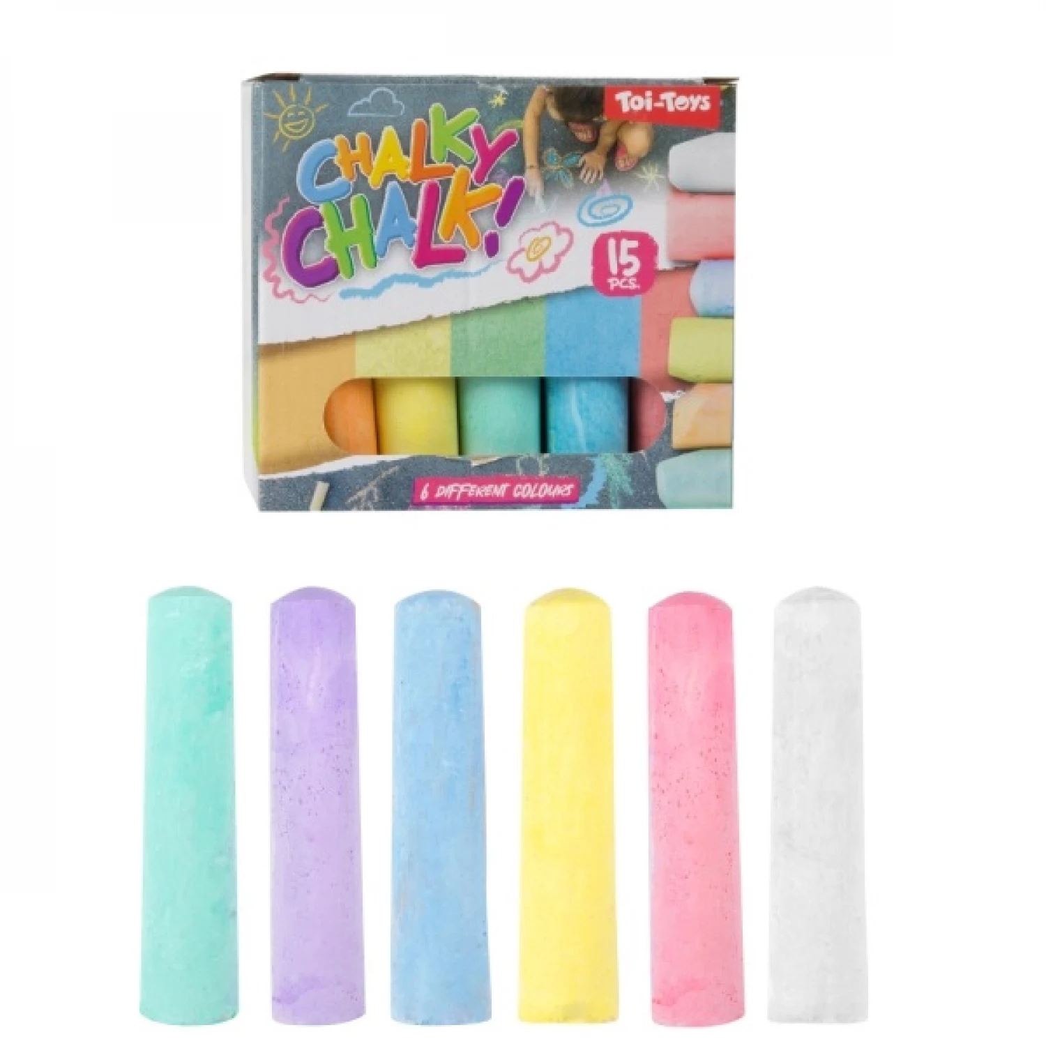 Chaly Chalk kreda za plocnik 15pcs 61040A