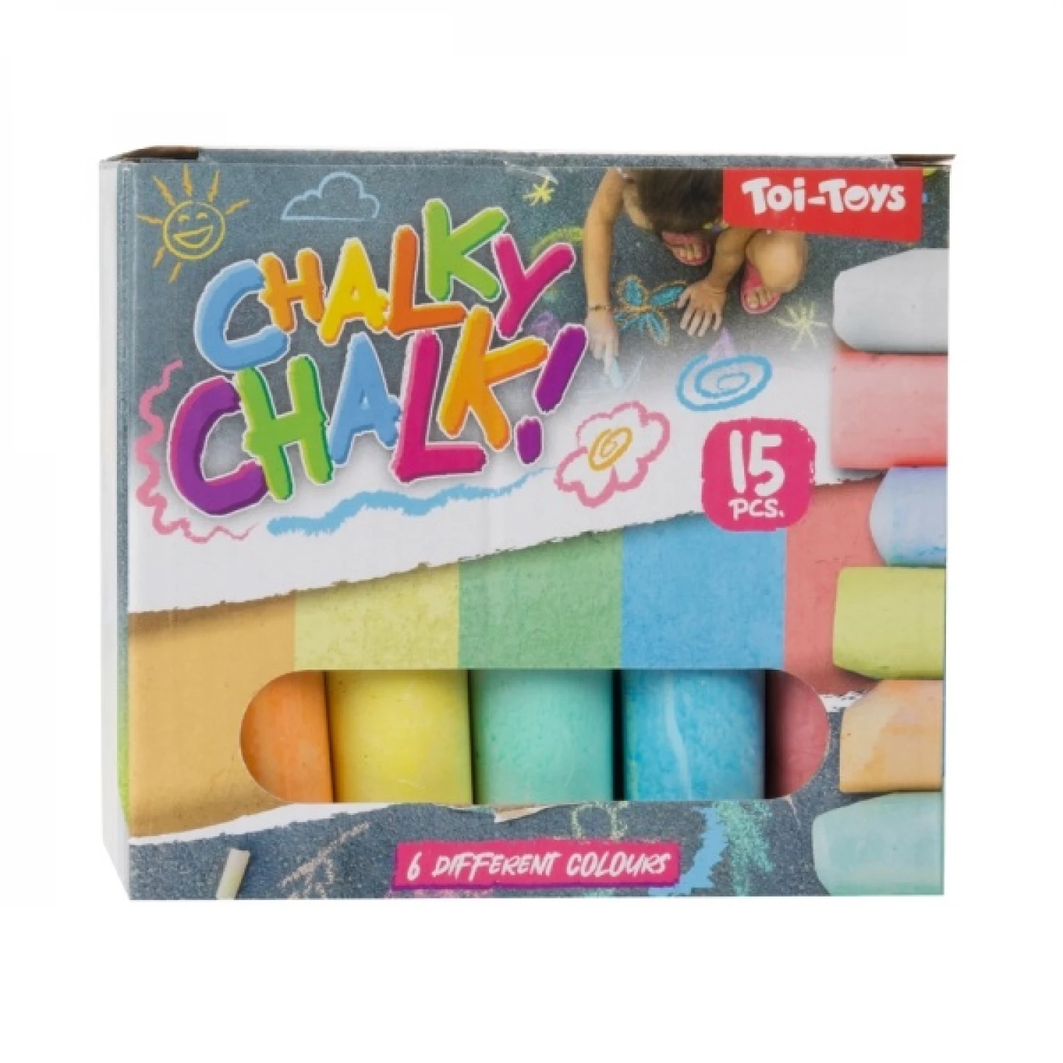 Chaly Chalk kreda za plocnik 15pcs 61040A