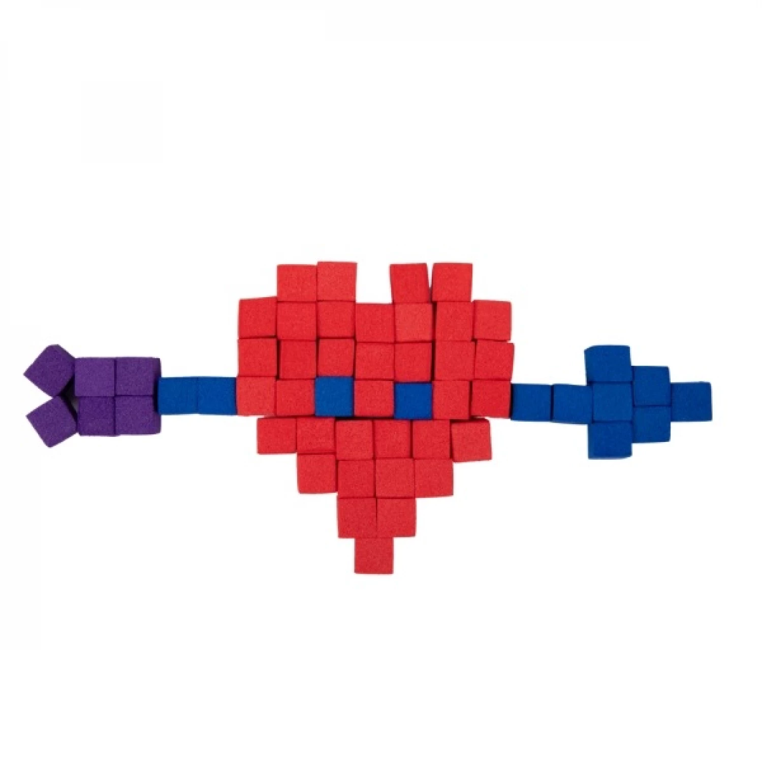 Fun Mini penaste lepljive kocke 1cm 51039A