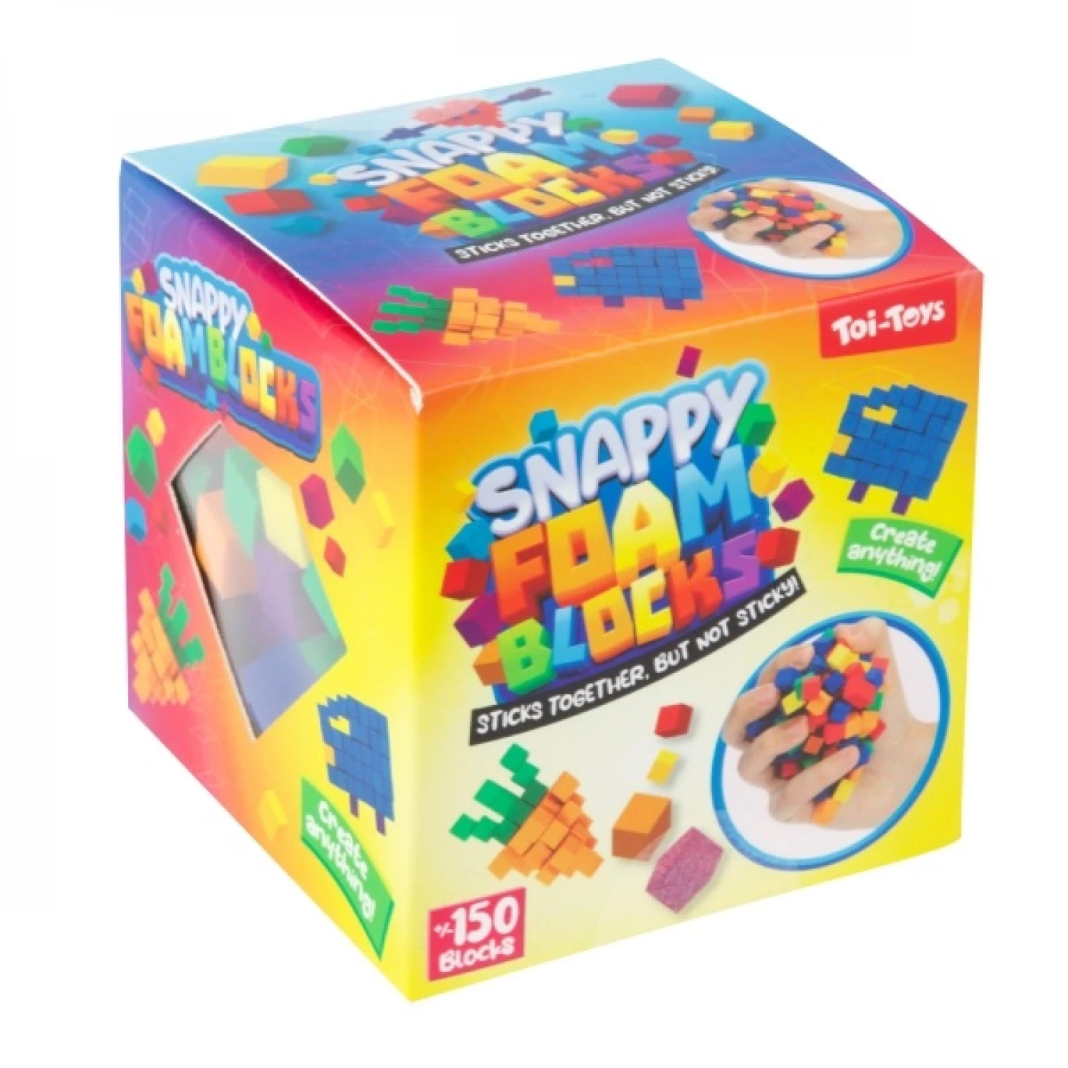 Fun Mini penaste lepljive kocke 1cm 51039A