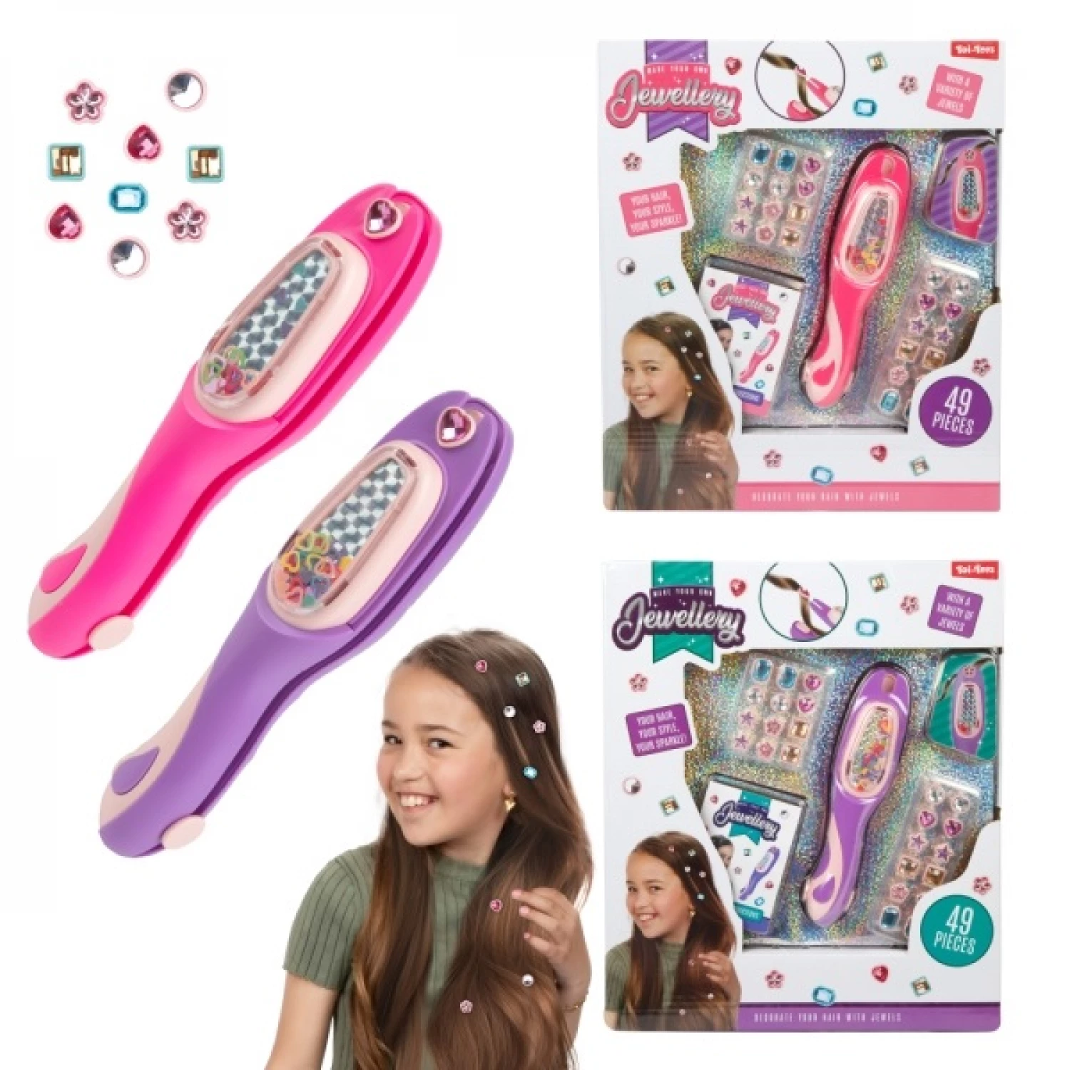 JEWELLERY set za ukrasavanje kose 2ass 00102Z