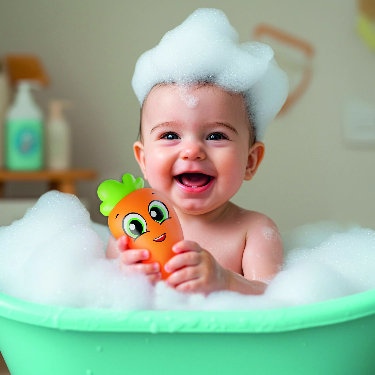 Carotina set figure za kupanje  Povrce Lisciani 113705