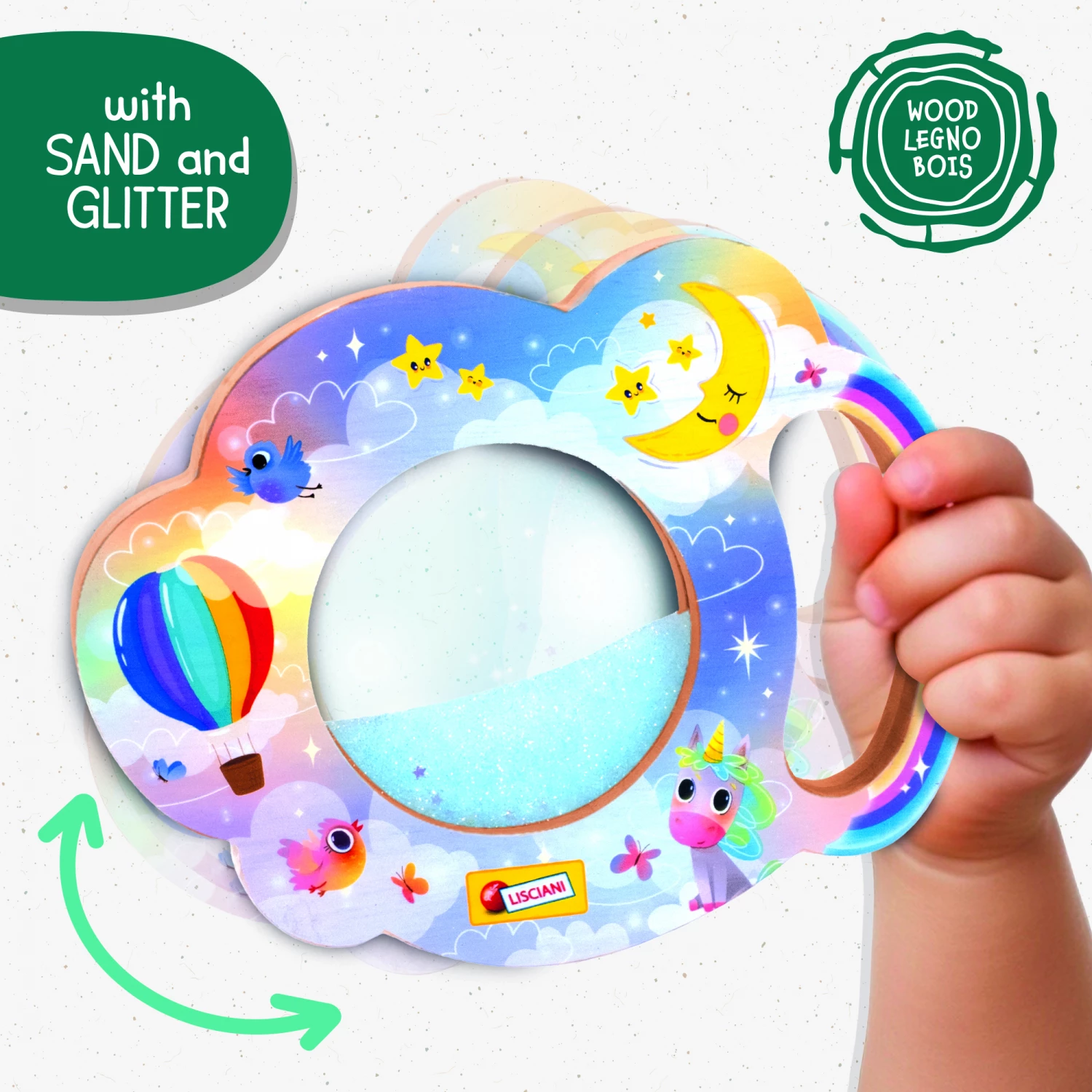 Montesori drveni SENSORY Oblak Lisciani 117833