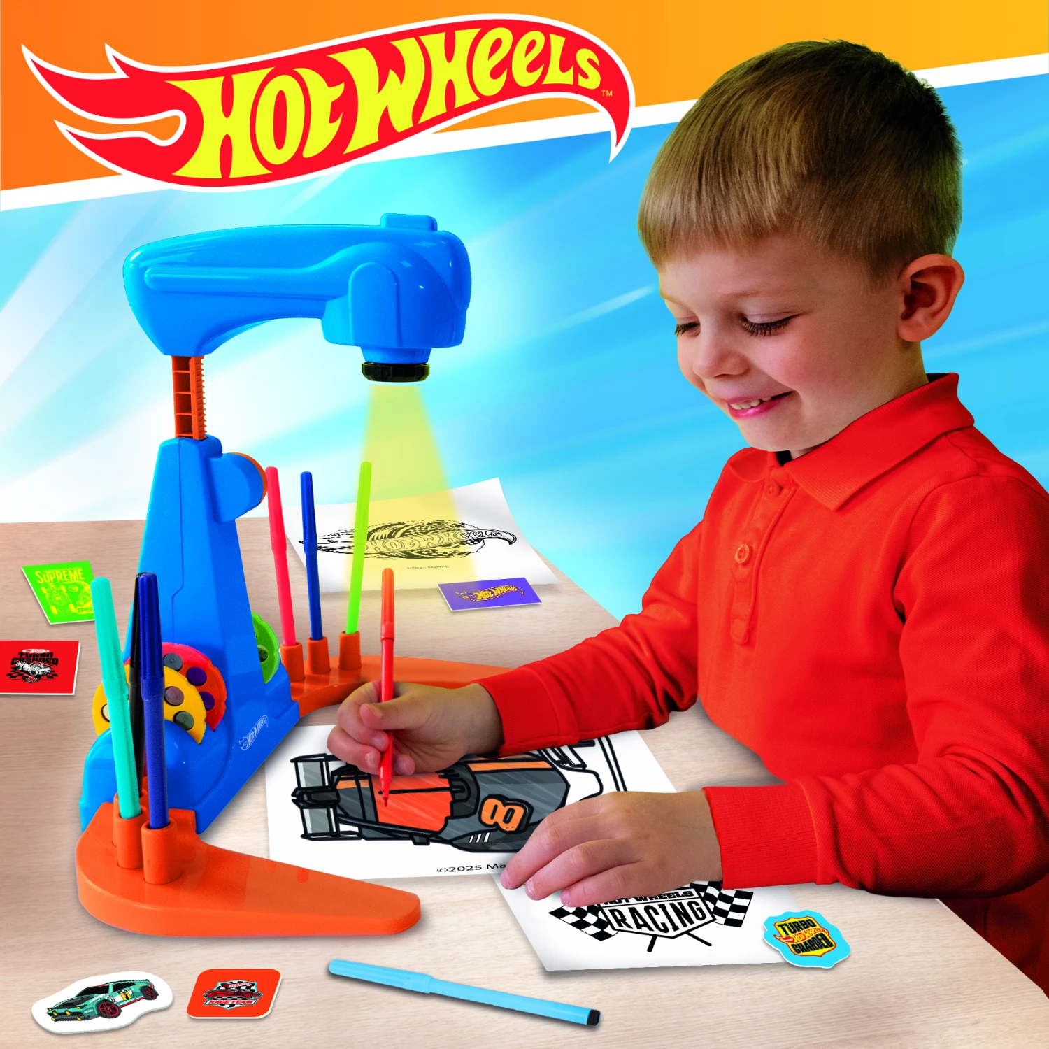 Hot Wheels Projektor skola cratnja Lisciani 114061
