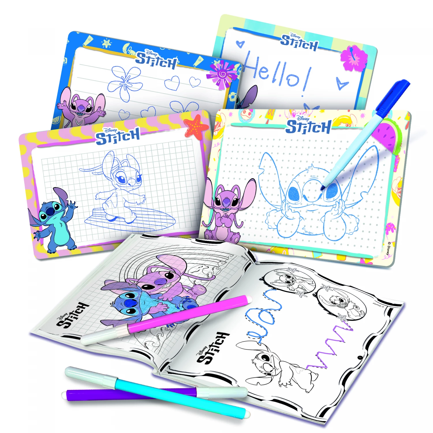 Stitch Pocket skola crtanja Lisciani 117505