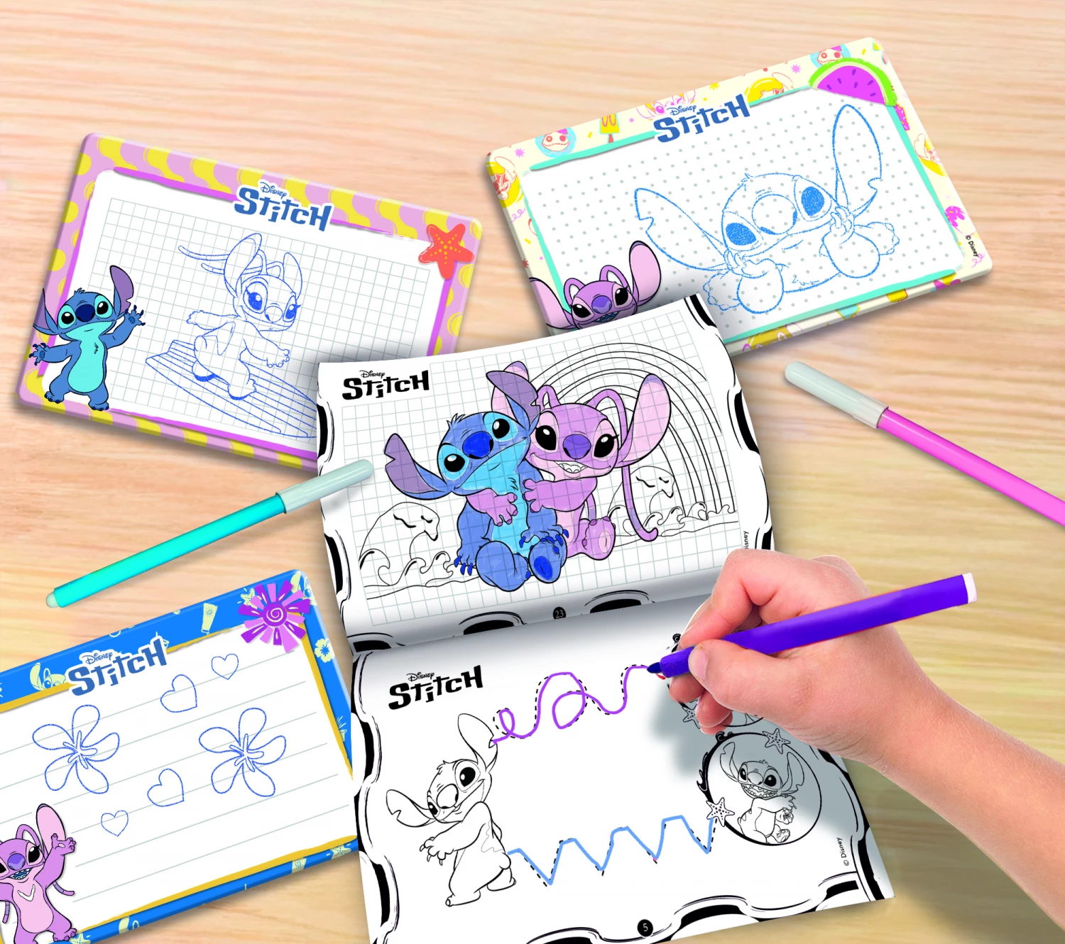 Stitch Pocket skola crtanja Lisciani 117505