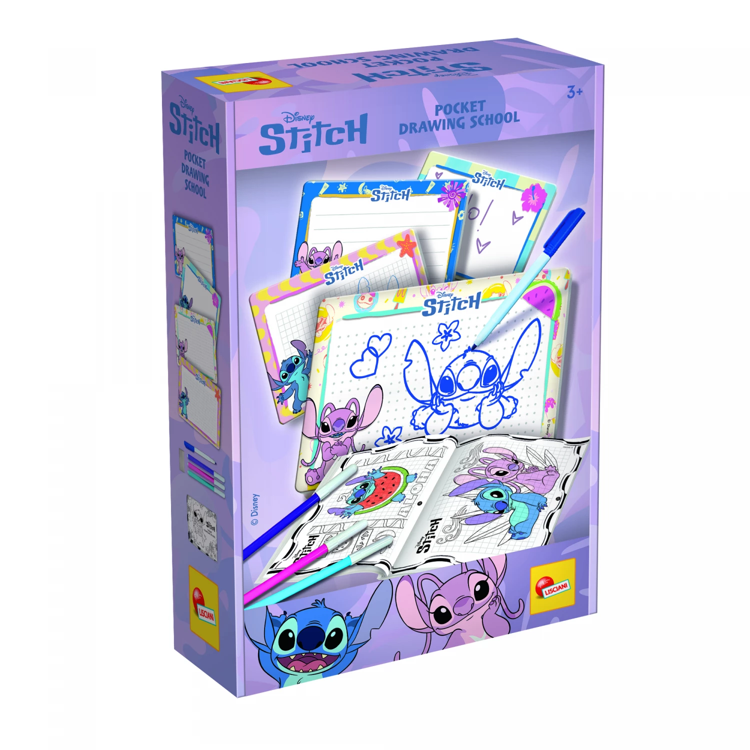 Stitch Pocket skola crtanja Lisciani 117505