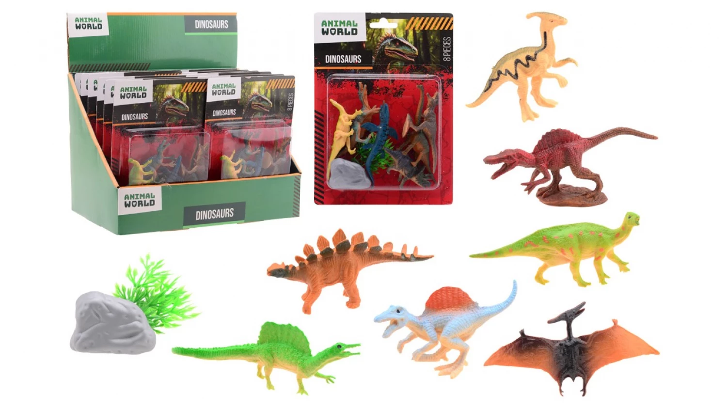 Animal World Dino set 8pcs 26208