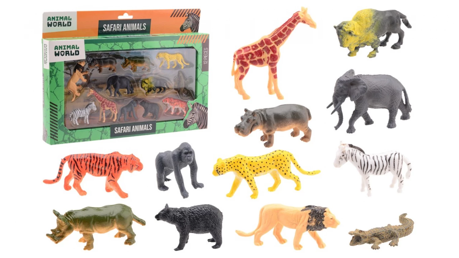 Animal World divlje zivotinje 12pcs 26212