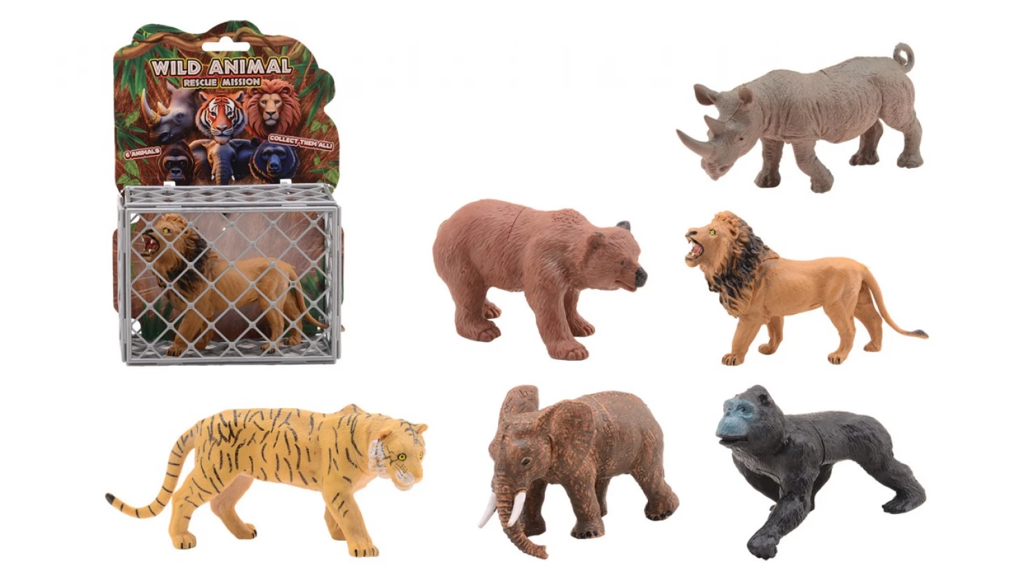 Wild Animals zivotinja u kavezu 6ass 26728