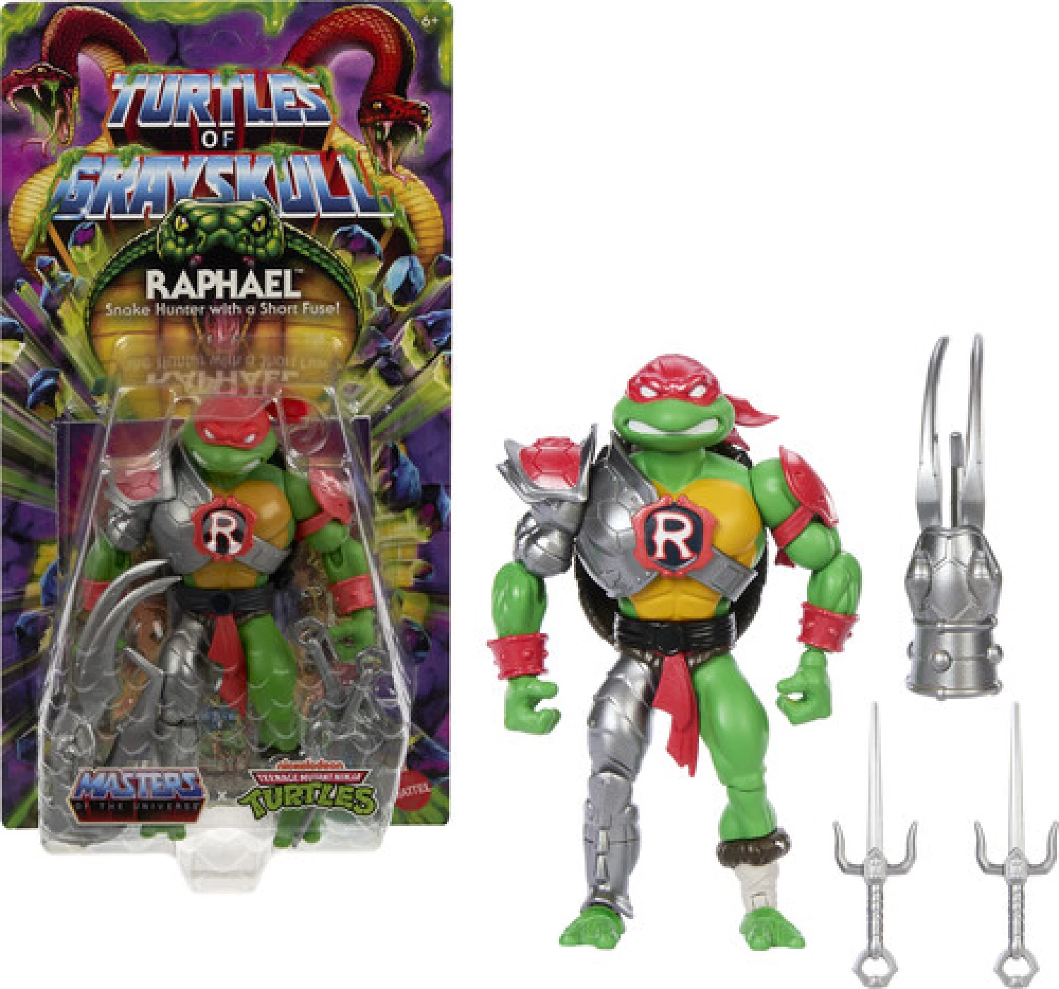 Masters of the Universe figura Turtles of Grayskull Aktiefiguur Raphael 15x29cm JBM99
