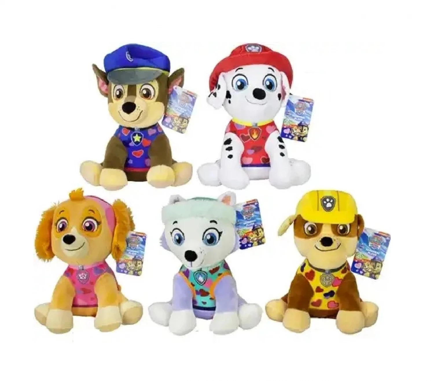 Paw Patrol plisani sedi 5ass 25cm 2286960