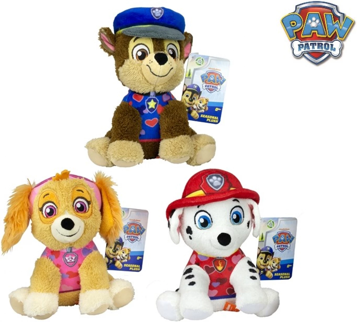 Paw Patrol plisani sedi Super Soft 3ass 16,5cm 2291220