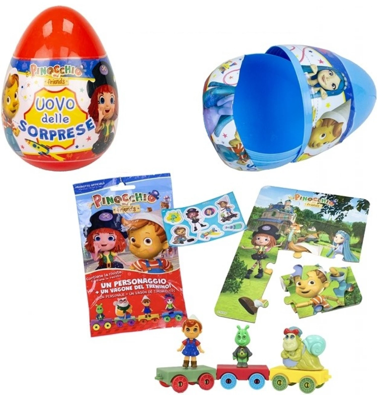 Pinocchio and Friends Mystery Egg kesica 2ass 12x16cm 33900