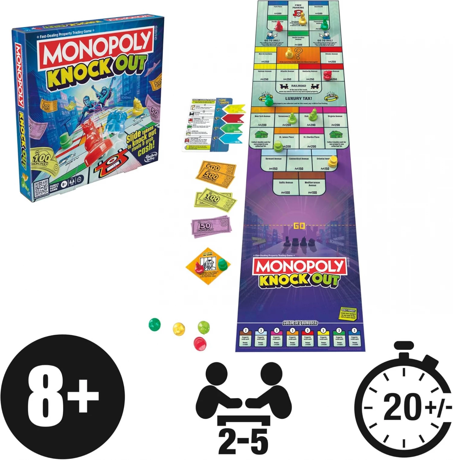 Drustvena igra Monopoly Knockout F8995