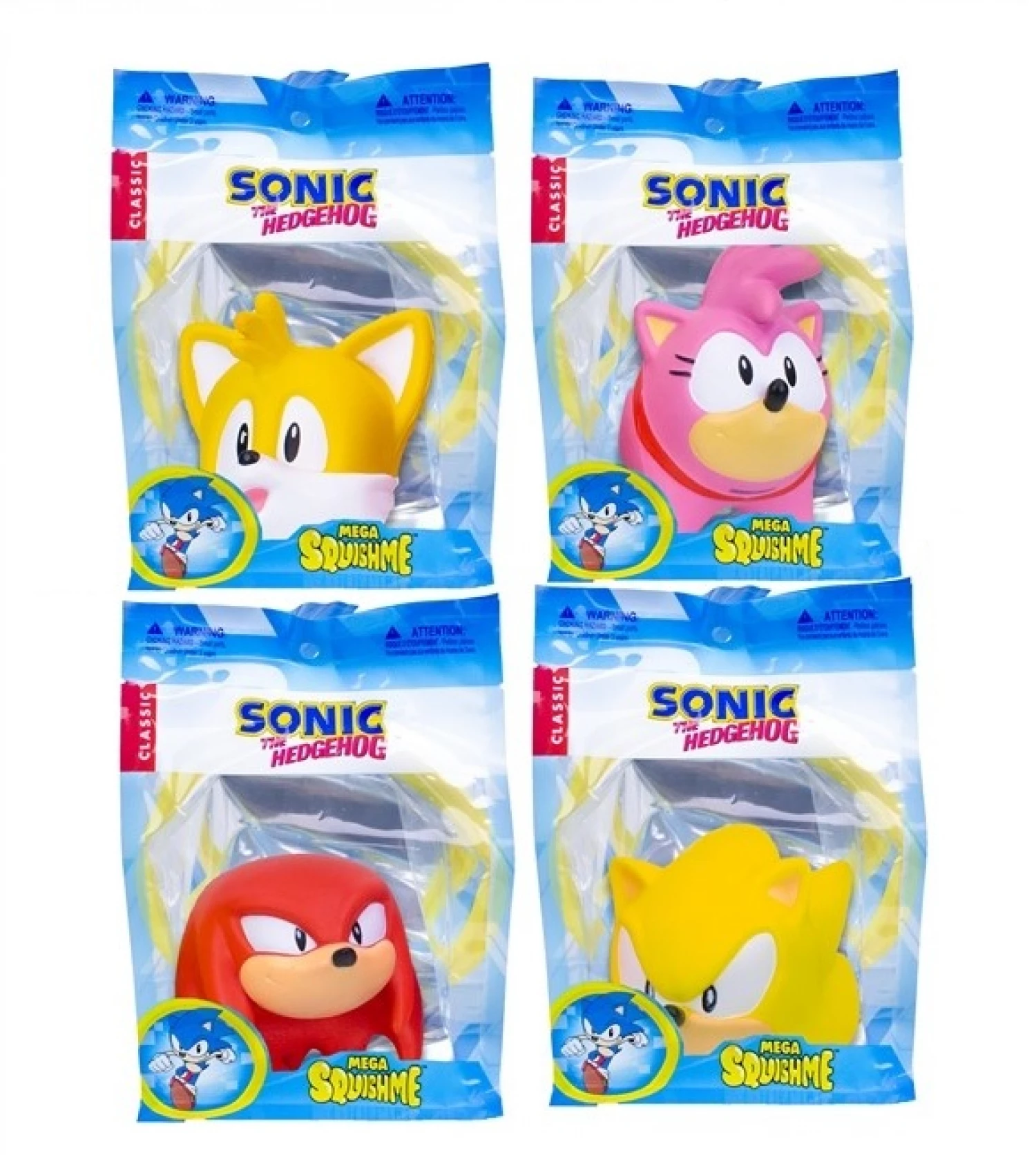 Sonic the Hedgehog Mega Squishme figura 4ass 15,5x22cm JTSC-4151B