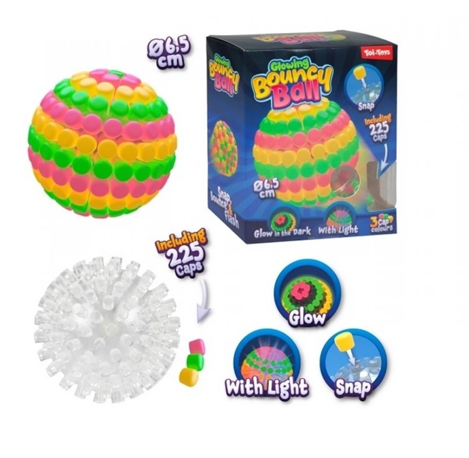 FUN NAPRAVI SVOJU LOPTICU SKOČICU 6,5CM