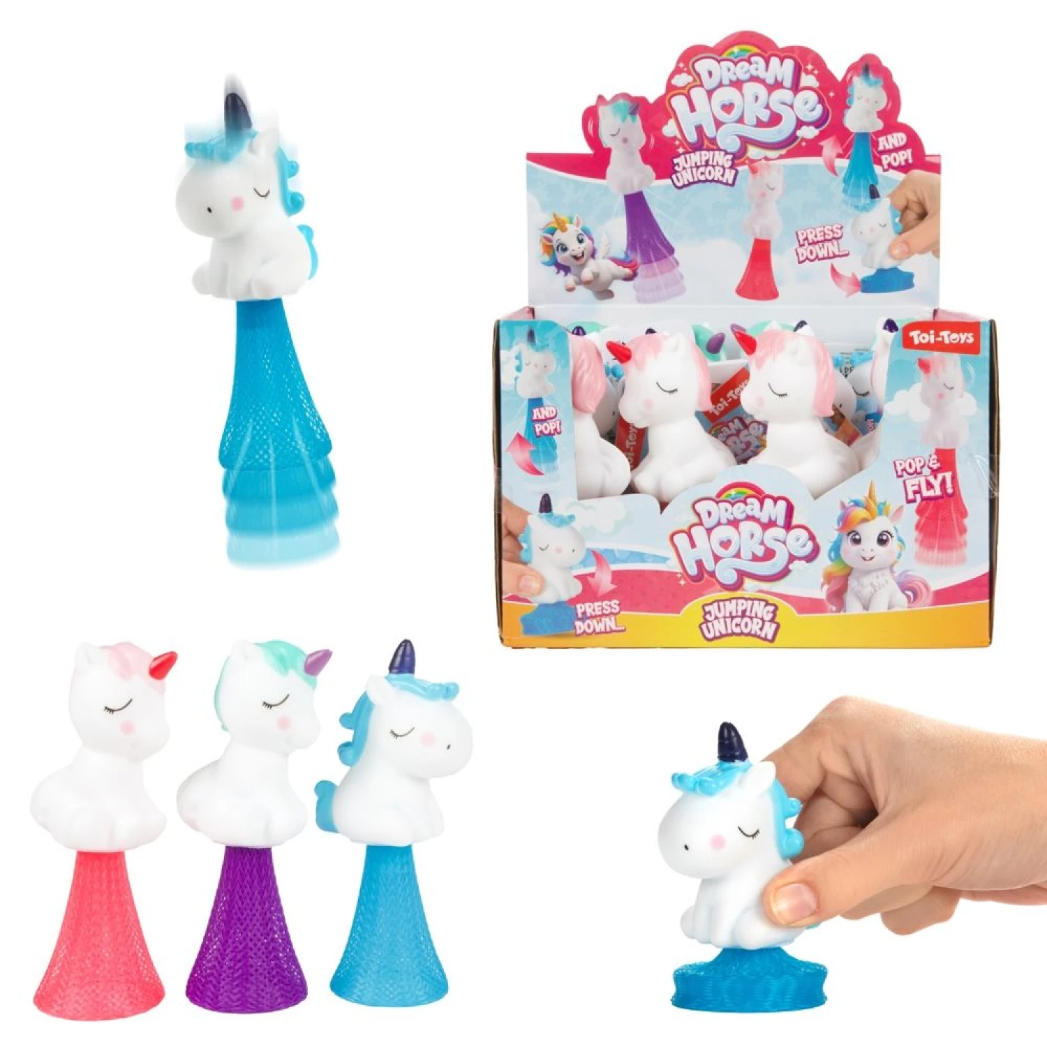 POP UP JEDNOROG 12CM 3ASS DREAM HORSE