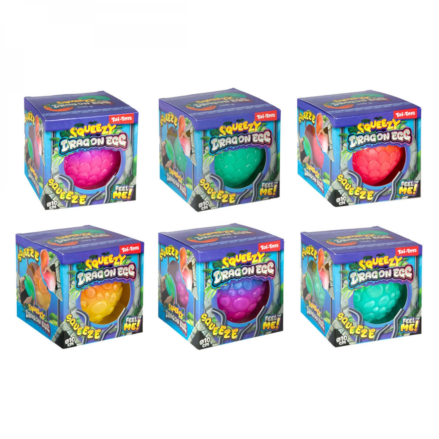 FUN SQUEEZE LOPTICA 12CM 6ASS