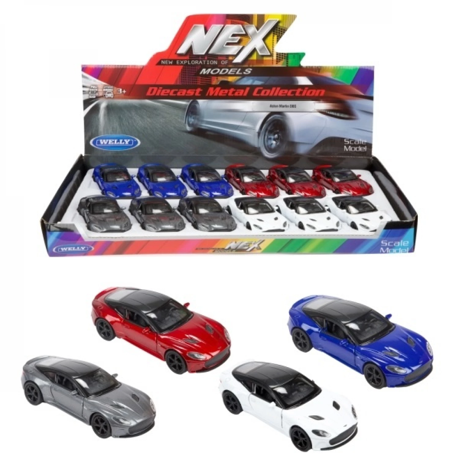 Welly metalni automobil Aston Martin DBS 4ass 21904Z