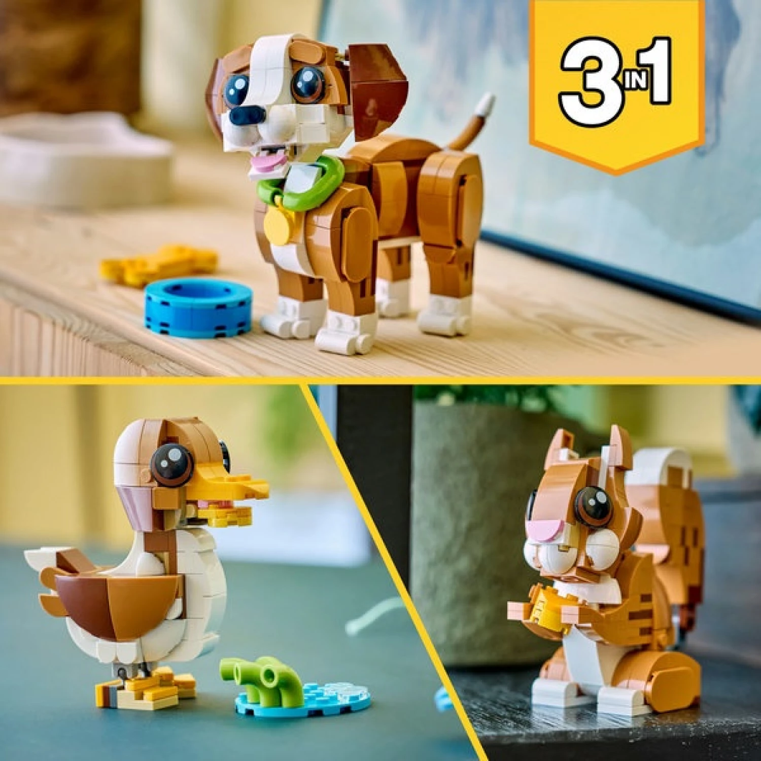 LEGO CREATOR CUTE ANIMALS PLAYFUL PUPPY