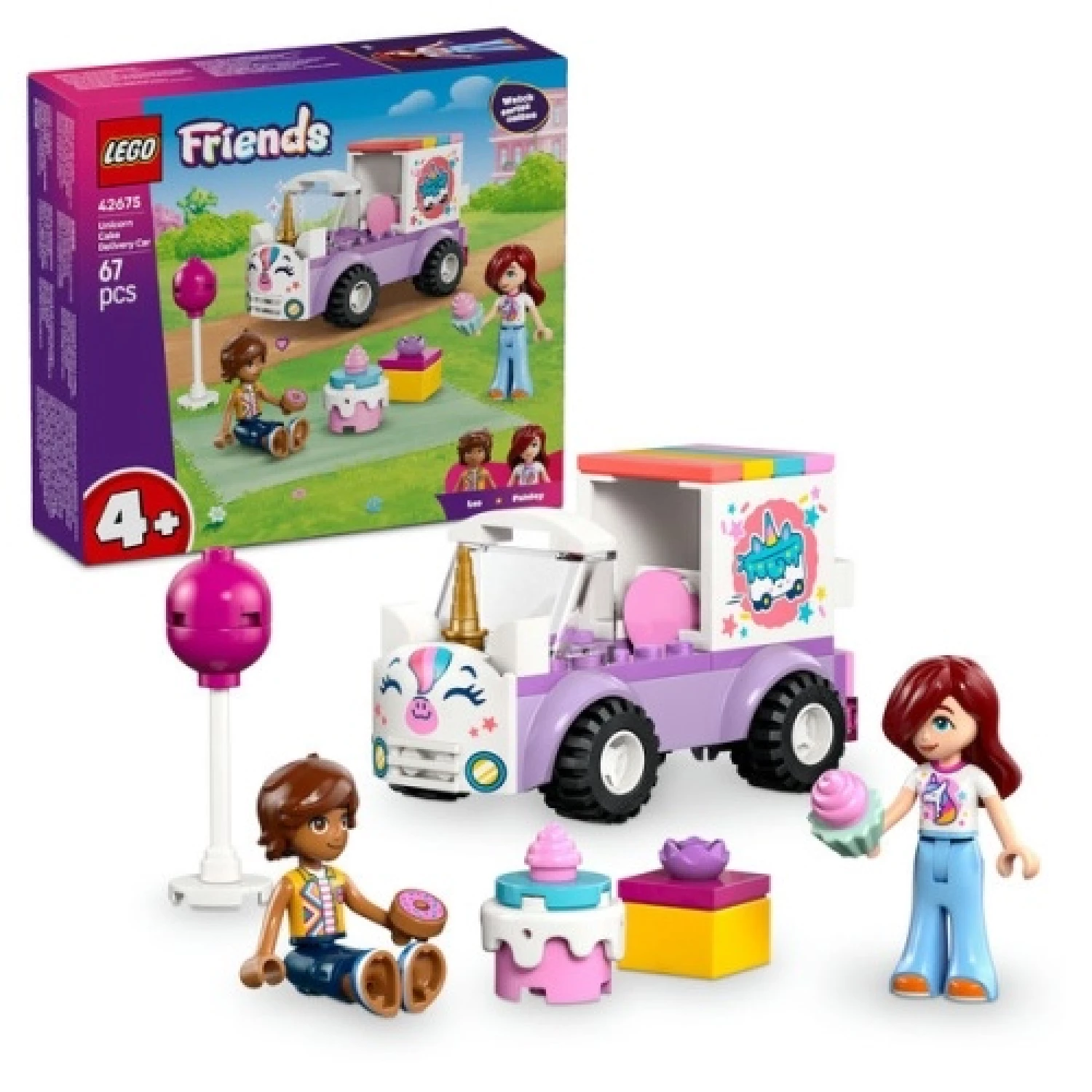 LEGO FRIENDS UNICORN CAKE DELIVERY CAR59302