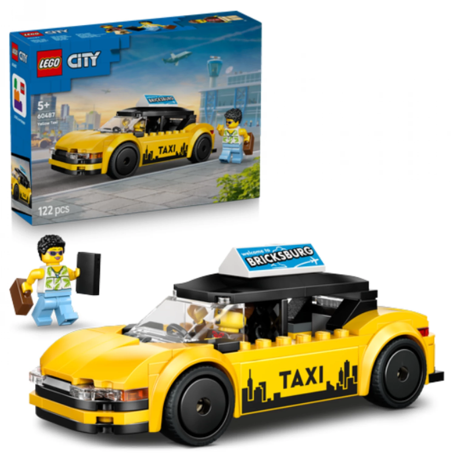 LEGO CITY YELLOW TAXI