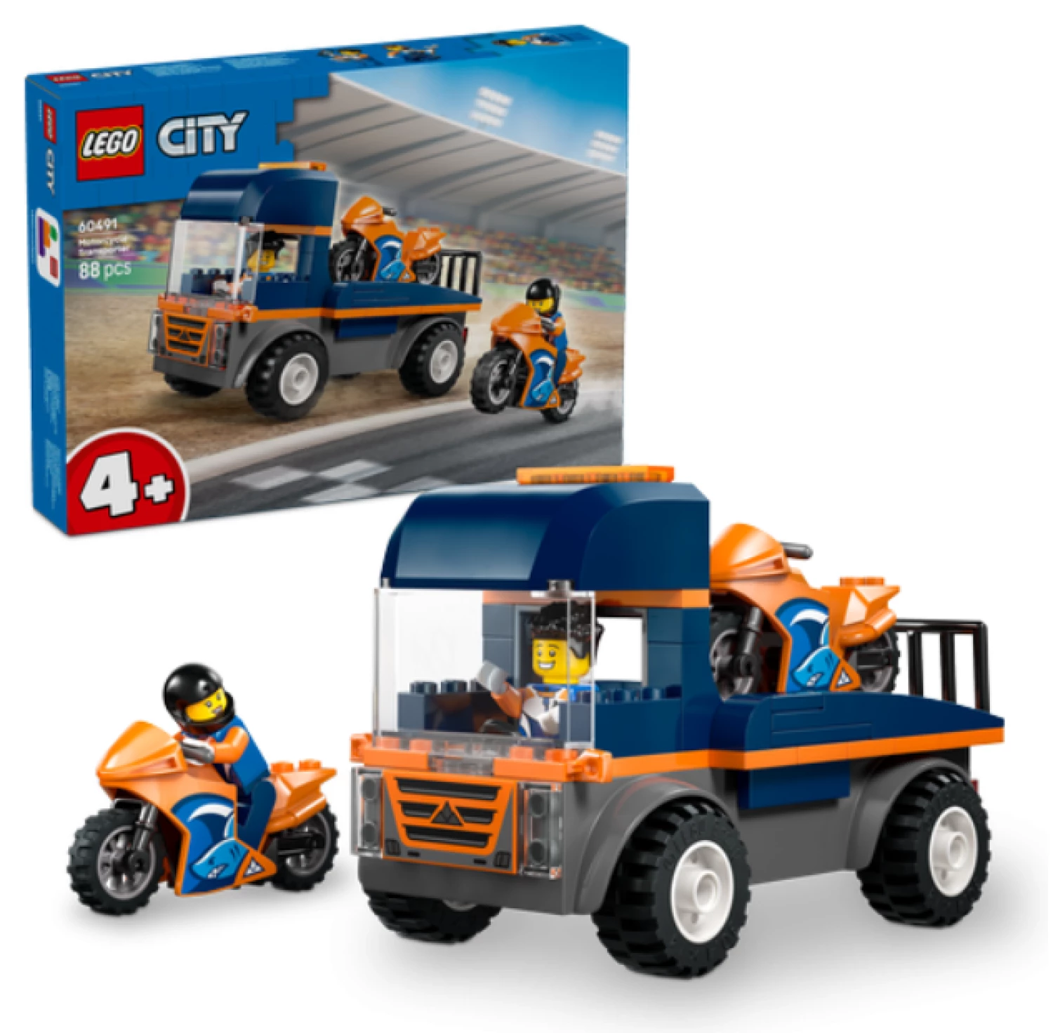 LEGO CITY MOTORCYCLE TRANSPORTER