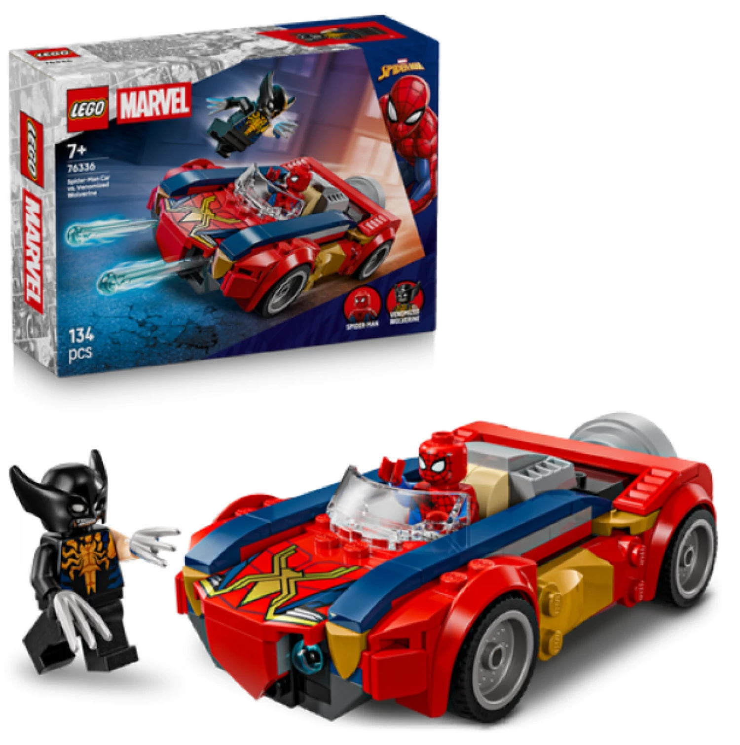 LEGO SUPER HEROES MARVEL SPIDERMAN CAR VS VENOMIZED