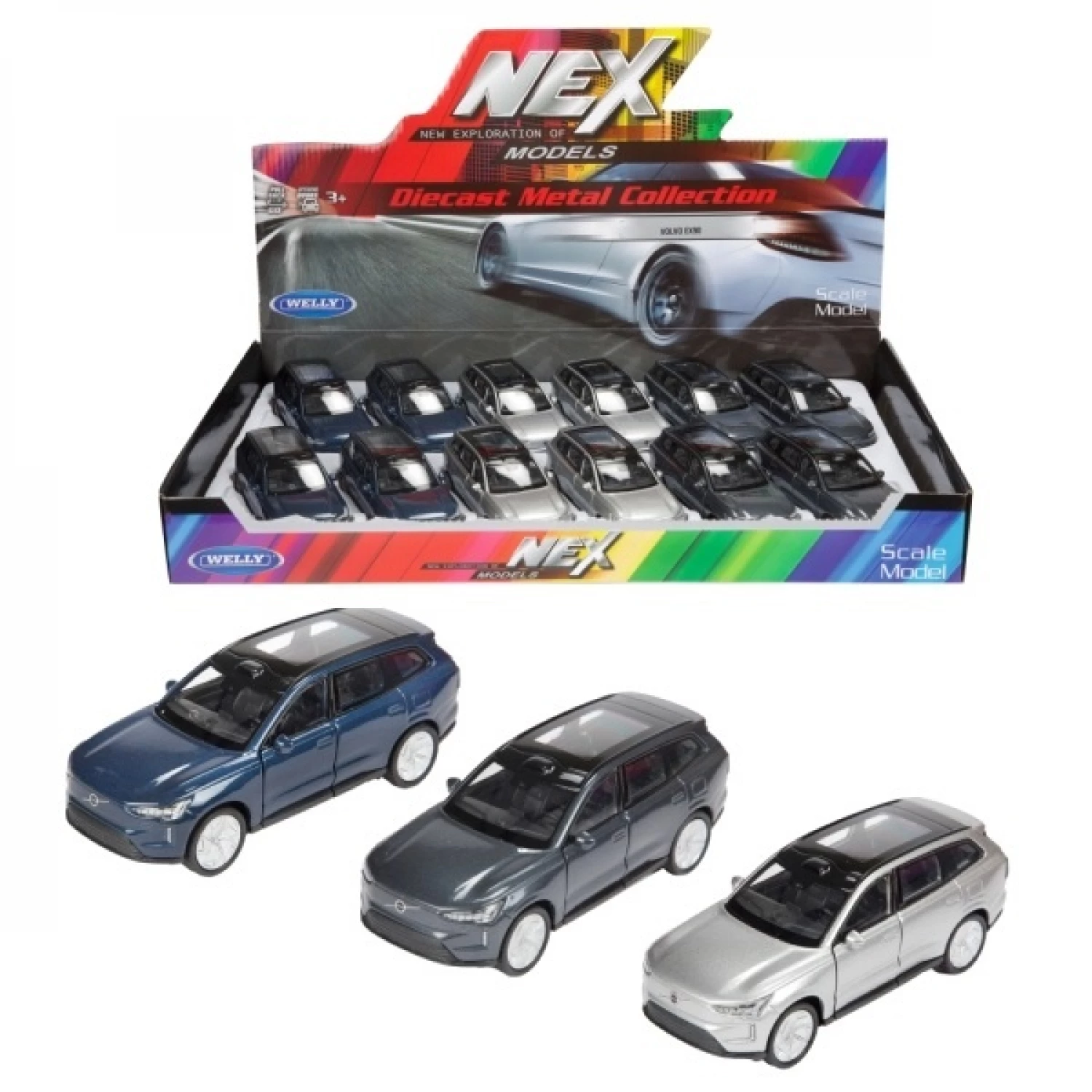 Welly metalni automobil Volvo EX90 3ass 21908Z