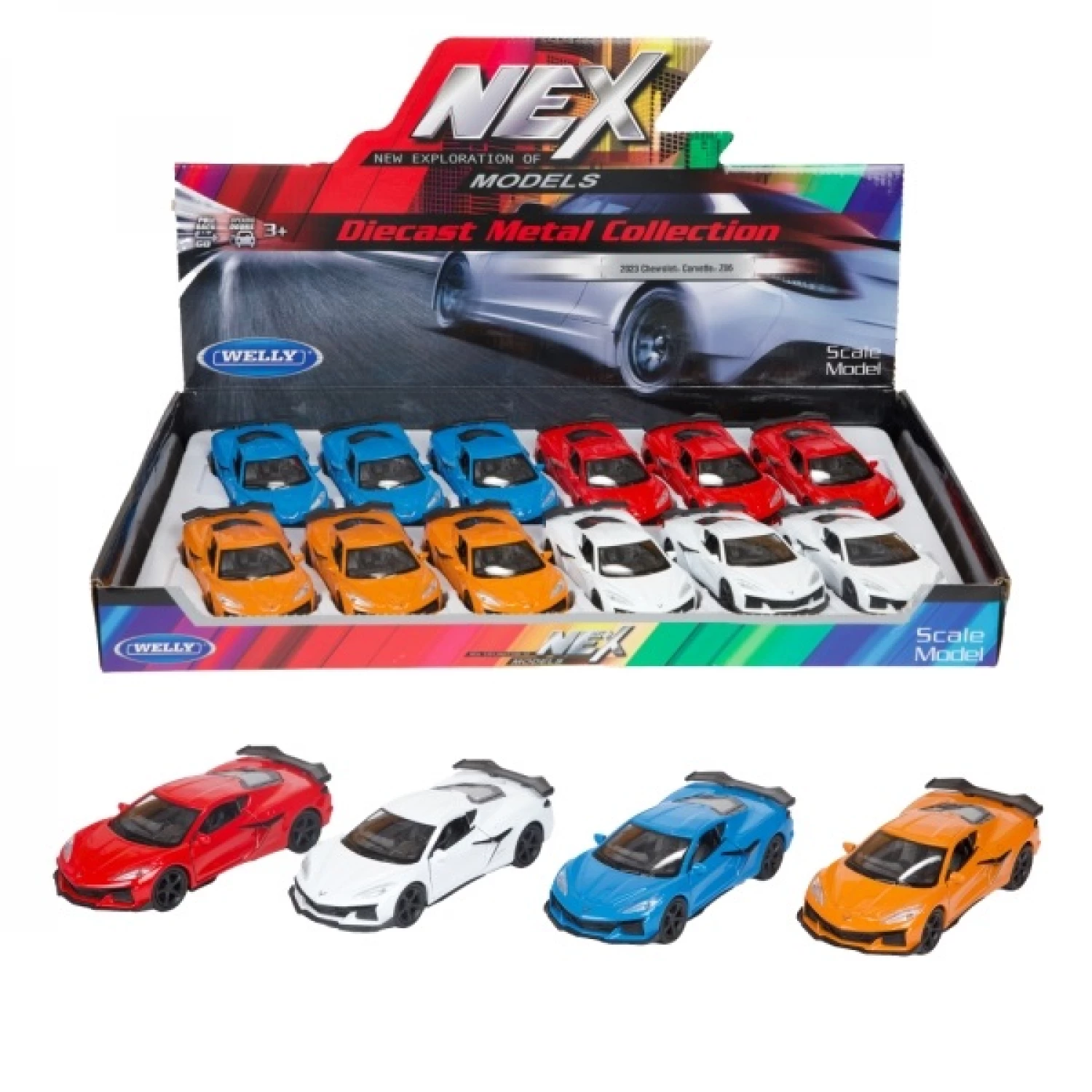 Welly metalni automobil Chevrolet Corvette Z06 2023 4ass 21800Z