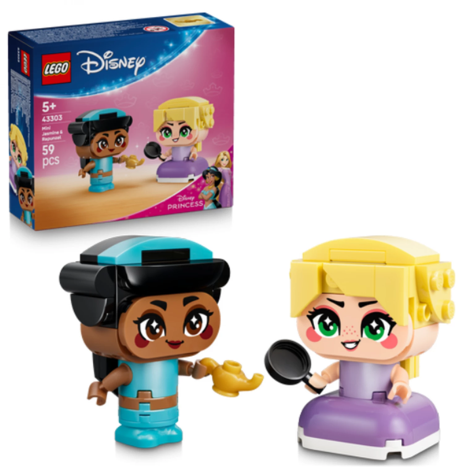 LEGO DISNEY PRINCESS MINI JASMINE  AND  RAPUNZEL