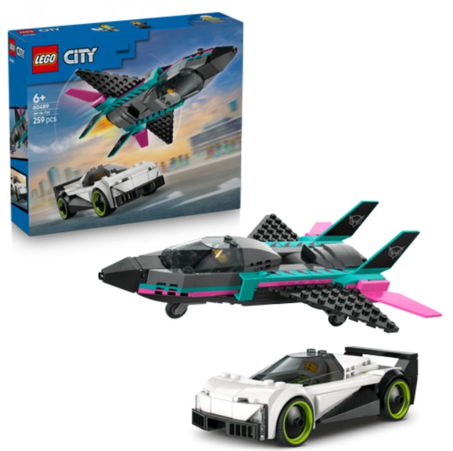 LEGO CITY JET VS CAR