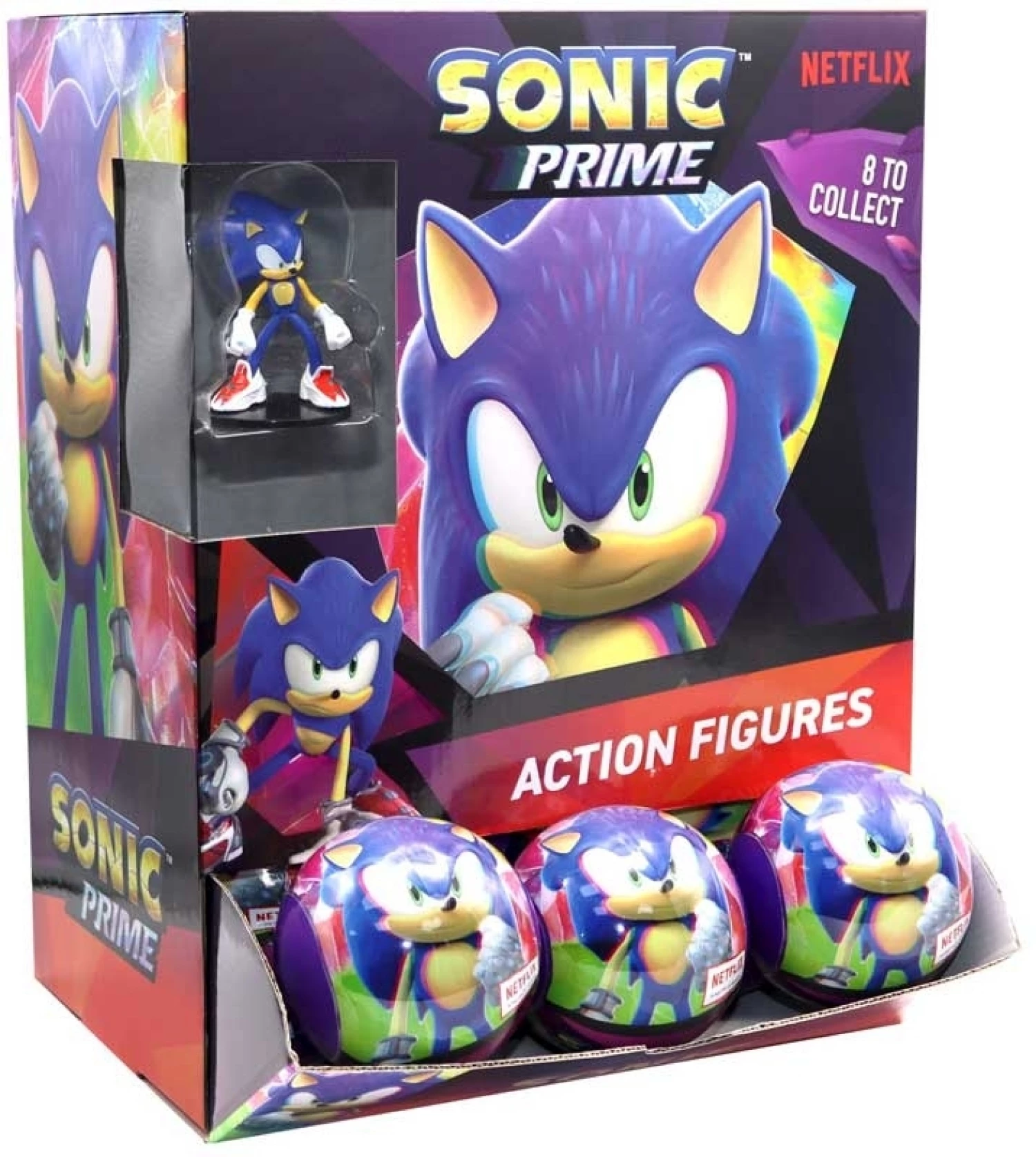 Sonic figura 7.5cm u loptici
