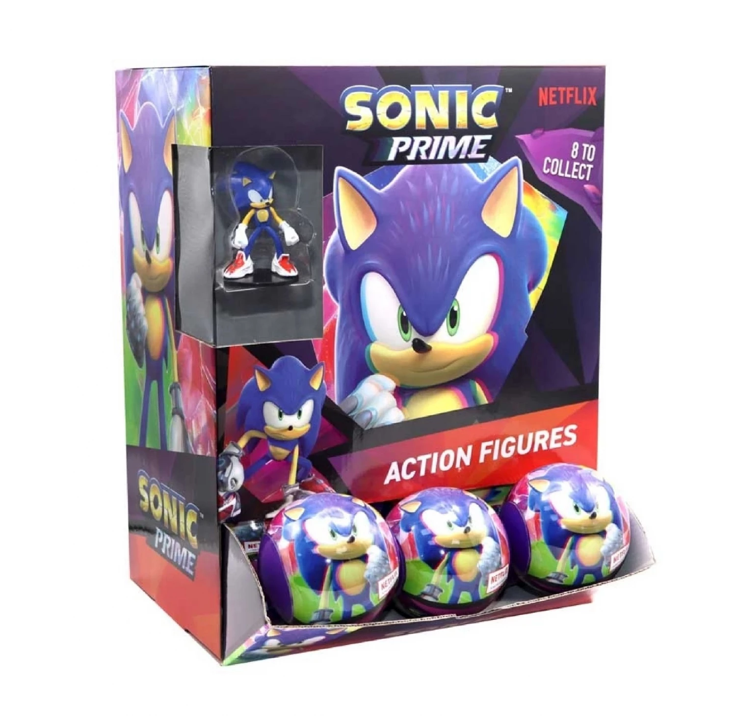 Sonic figura 7.5cm u loptici