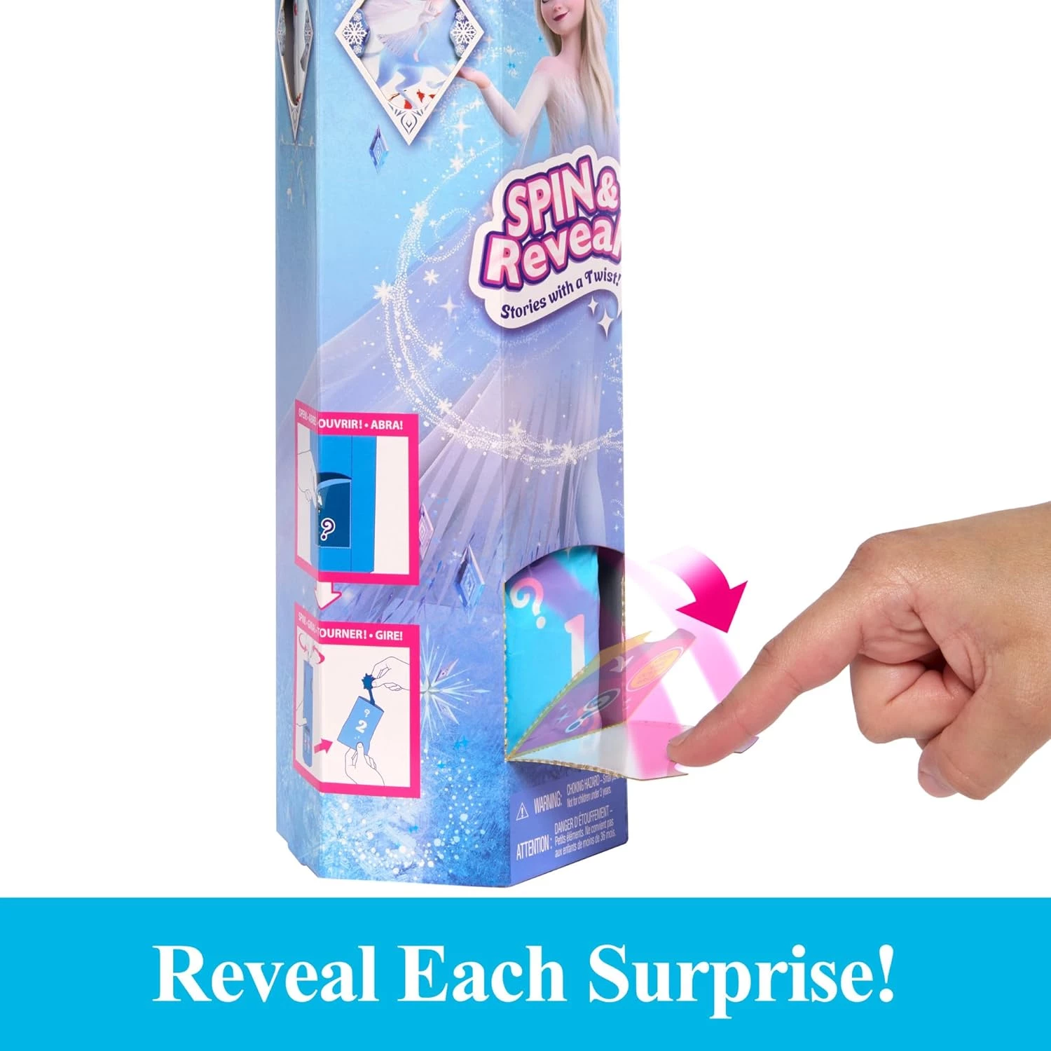 Frozen lutka Elsa Spin & Reveal HTG25