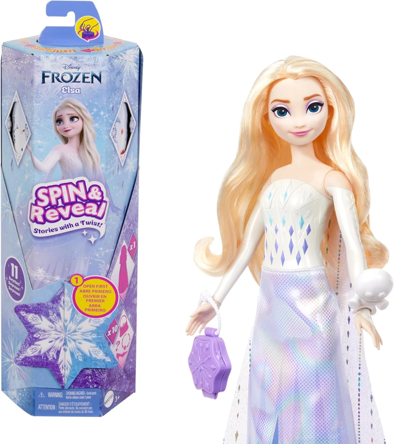 Frozen lutka Elsa Spin & Reveal HTG25