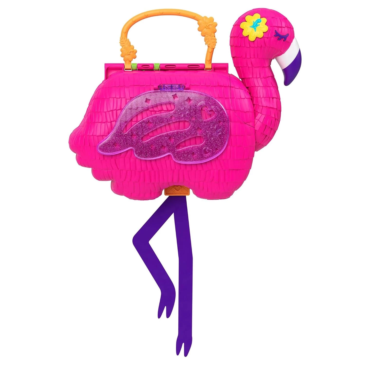 POLLY POCKET SET FLAMINGO PARTY