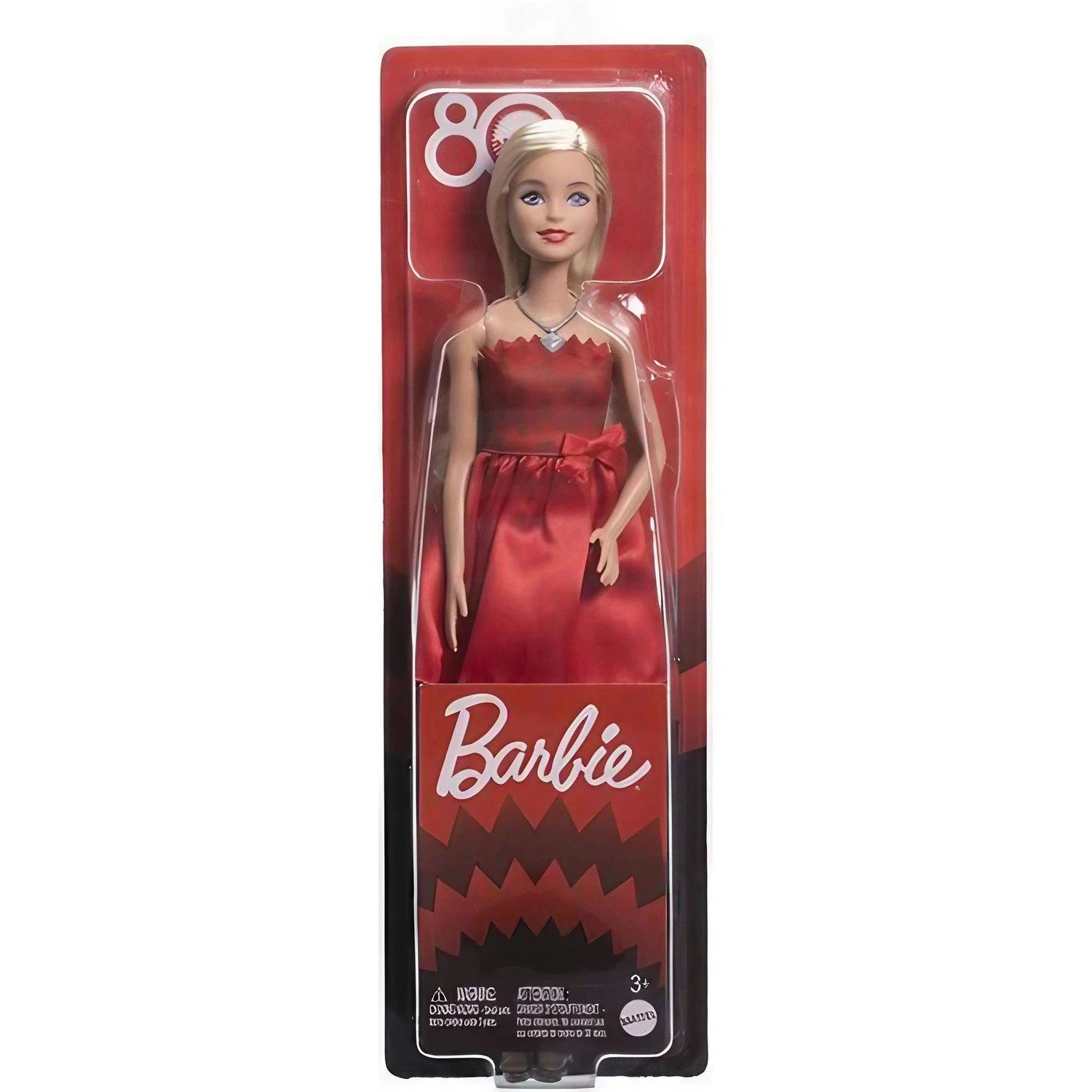 BARBIE LUTKA 80TH ANNIVERSARY RUBY