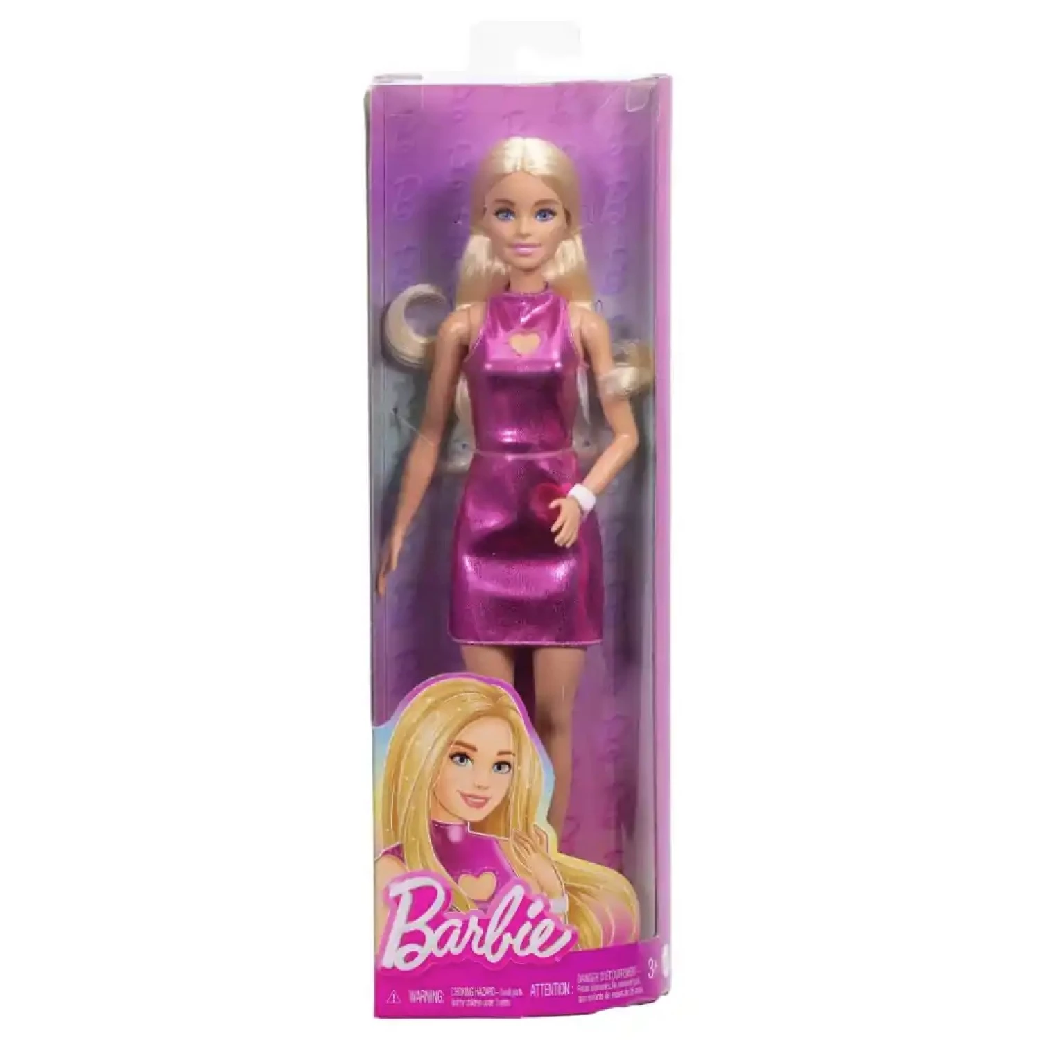BARBIE LUTKA FASHIONISTAS PINK