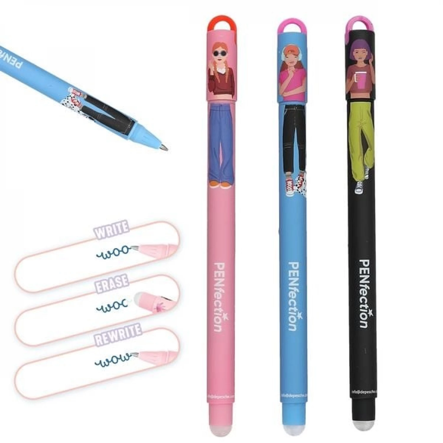PEN Fection Top Model Gel olovka sa brisacem 13624